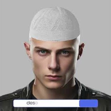 How Simple is The Best? get this amazing kufi from Desertdress