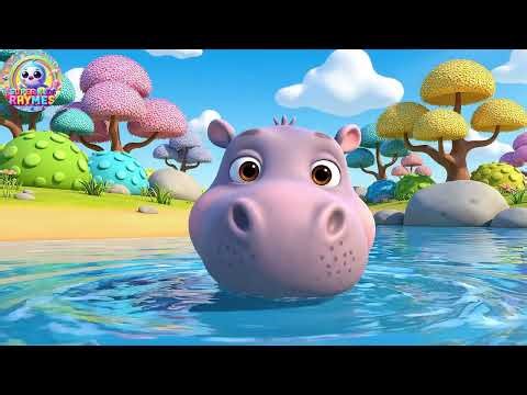 Chomp Chomp Hungry Hippo River Snack | Nursery Rhymes for Kids | Baby Songs for Toddlers