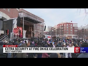 Hundreds gather in West Hartford for annual Fire on Ice Hanukkah celebration