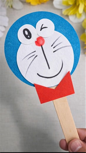 Doraemon paper craft ideas for kids/ doremon craft #craft #papercraft #doremon #cartoon #kids #short