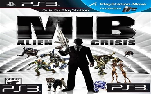 【ps3】游玩黑衣人 异形危机（Men in Black-Alien Crisis），电影同名游戏，一款射击类游戏