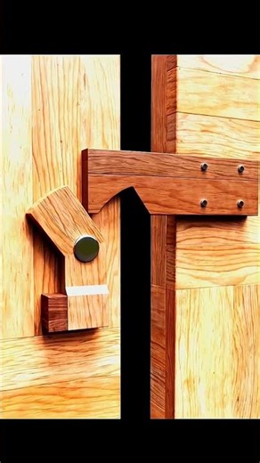 How a Spring-Loaded Gravity Latch Works #shorts