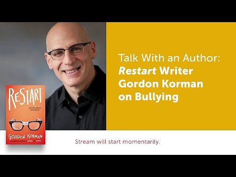 Talk With an Author: “Restart” Writer Gordon Korman on Bullying
