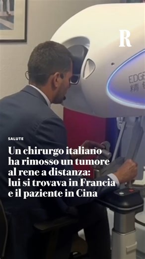 Una giornata storica per la medicina: il dottor Alberto Breda, primario di Urologia Oncologica e dell’Equipe Chirurgica di Trapianto Renale della Fondazione Puigvert, ha eseguito con successo la prima nefrectomia robotica transcontinentale eseguita da Dall’Europa all’Asia. Il paziente, un 37enne con un tumore al rene di 3,5 cm, si trovava all’ospedale di Pechino, in Cina (Pla General Hospital), il medico chirurgo che l’ha operato era a 8.264 km di distanza, a Bordeaux, in Francia. Il chirurgo si