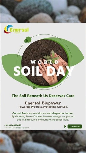 World Soil Day 2025 | Healthy Soil, Stronger Future | Enersol Biopower