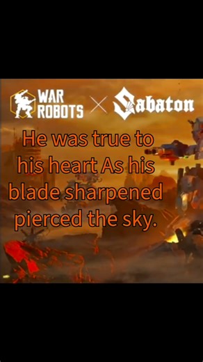 sabaton X#wr #warrobots full lyrics video song #themesong