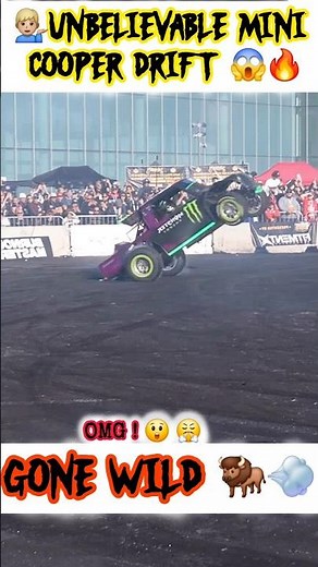 Unbelievable Mini Cooper Drift 😱