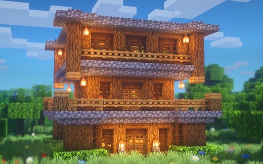 【Folli】minecraft搬运：如何建造简单的生存木屋基地