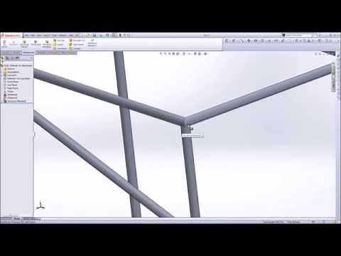 How to do a 3D Sketch in Solidworks/Weldment Tubular Frame |JOKO ENGINEERING|