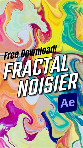 Look what happens when you super-warp Fractal Noise in #aftereffects ! 🌀 Download this free preset on the Freebies page at CreationEffects.com. Stack multiple Turbulent Displace effects to get unique swirly procedural textures. #fractalnoise #adobeaftereffects #motiondesign #freedownload
