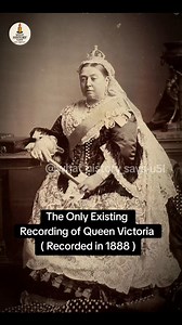 The only existing recording of Queen Victoria! 🔊👑 #facebookreelsviral #viralreelschallenge #fypシ゚ #history #beautiful #explore #facebookreels #uk #unitedkingdom #royal #britain #reelsvideoシ | What History Says