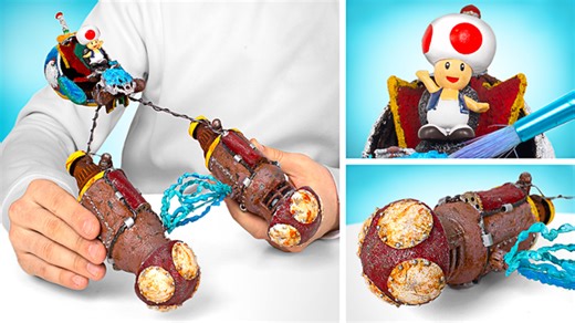 DIY PODRACER Star Wars X Mario From Used Materials