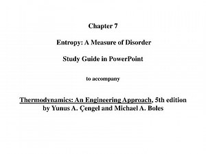 Entropy and the Clausius Inequality - SlideServe