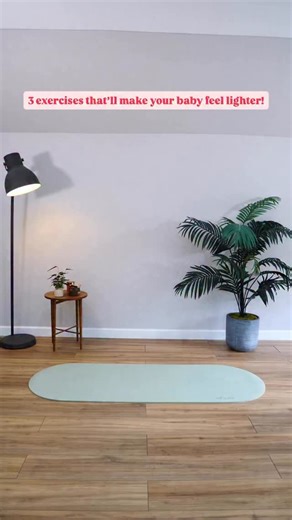 💪 SAVE FOR LATER. Three exercises that’ll make your baby feel lighter! Feeding, carrying, or just growing a baby — it’s all load. These 3 moves from The Bump Plan help you build the strength that makes everyday life feel easier (and your baby feel lighter). 1️⃣ Hip hinge – Stand on a resistance band, cross the ends, hinge from your hips with a neutral spine, then drive back up. Strengthens glutes back for lifting. 2️⃣ Alternating arm raises – One arm lifts forward, the other to the side. Stay s