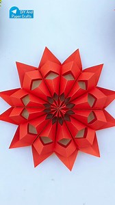 815K views · 12K reactions | Homemade Christmas Snowflake Making Tutorial ❄ #reels #shorts #homedecor #Xmas2025 | DIY And Paper Crafts | Facebook