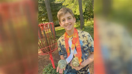 Meet Grand Rapids' own disc golf prodigy—a 12-year-old boy