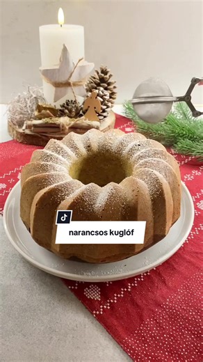 Narancsos kuglóf🎄 A narancstól nem csak illatos, de különösen finom is ez az omlós tésztájú kuglóf, ami jogosan kaphat helyet a karácsonyi asztalon. Egyszerű kevert tészta, amely igazán szaftos és napokig friss, zamatos marad. Hozzávalók: 200 g teljes kiőrlésű liszt 80 g finomliszt 50 g negyedannyi édesítő 4 tojás 1 evőkanál cm. kakaó (8 g) 110 ml olaj 110 ml víz 2 narancs (kezeletlen) reszelt héja 1 narancs leve (kb.50 ml) és még 1 evőkanálnyi a kakaós masszába 3 teáskanál vaníliaaroma 1 csg s