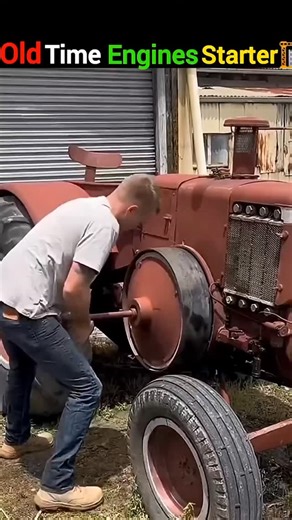 Old time engine start #reelsinstagram #like #tranding #funny #comedy #facts #engine #fbreels #fbreelsvideo | inspiredaily 04