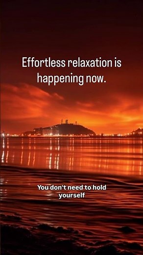 Effortless relaxation as you fall asleep