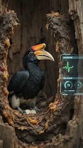 Yellow-casqued hornbill: the flying "dinosaur" is a masterpiece of bioengineering 🧬