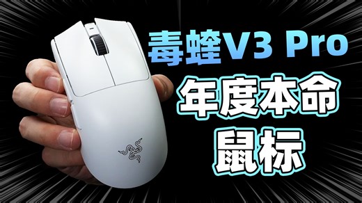 用了两年才敢说！为啥毒蝰V3Pro能成我的年度本命鼠标？