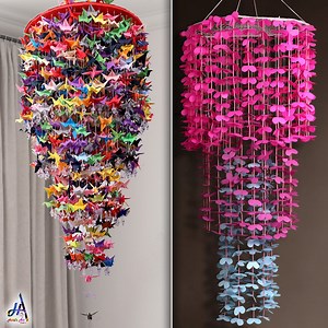 WOW! DIY Paper Wall Hanging - 10 Chandelier Hanging That Will Make your Home Beautiful https://youtu.be/wE5PTR-us6Q | Hetal's Art - Creation
