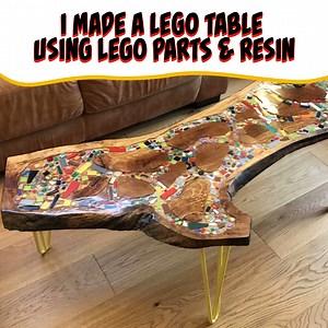 I Made a Table With Lego, Wood & Resin! | Nick Zammeti
