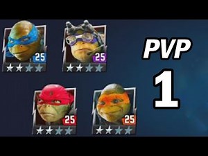TMNT Legends PVP #1 (Leonardo, Raphael, Michelangelo, Donatello The Movie)