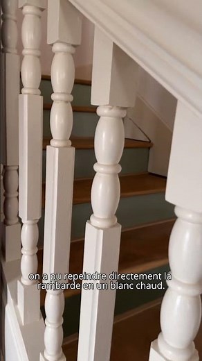 RÉNOVATION ESCALIER 💚 Un dégradé de couleur sur les contre-marches !