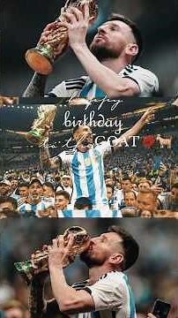 Why Messi Is The Greatest Of All Time 🐐Happy Birthday Leo MessiThank You, Messi A Generation’s Hero