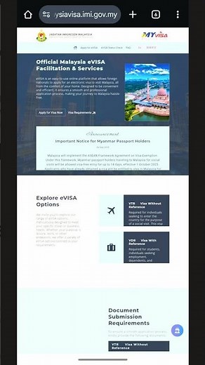 Malaysia E visa 2026 | Easily Apply for Malaysian eVisa | Step by step tutorial | e-visa #evisa