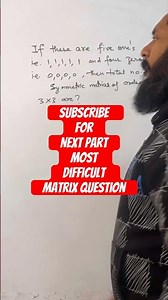 Jab Matrix Dimaag Hila De 😵| #maths #jeemaths #cbse #cbse2026 #shorts #students #ytshorts