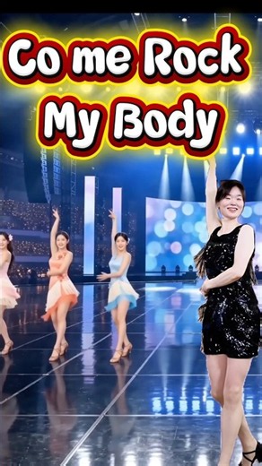 Come Rock My Body Hot & Spicy LINE DANCE - Rock My Body 🔥 #shorts