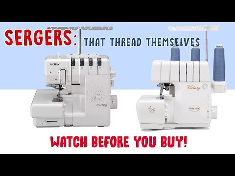 EASY to thread Sergers??? | Brother AirFlow 3000 vs BabyLock Victory