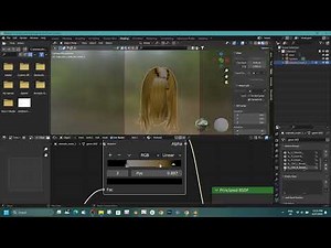 How to change SIMS 4 HAIR color in blender || #sims #sims4blender #sims4