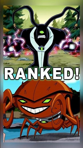 Ben 10 Electric Aliens Ranked Worst to Best! #ben10 #ranked #fyp