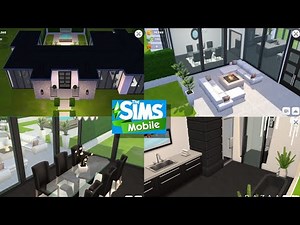 Sims Mobile • Extreme Modern House Build 2020