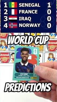 WORLD CUP STICKER PACKS PREDICT GROUP I | World Cup 2026 Pack Opening