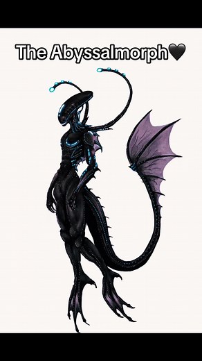 Abyssalmorph: Bioluminescent Xenomorph Concept Art