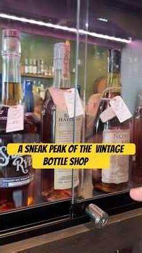 A quick look inside the vintage bottle shop 🙌