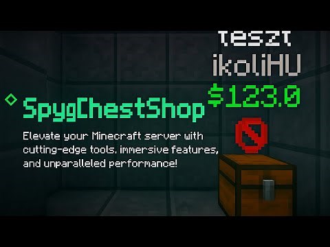 The Best Chest Shop Plugin for Minecraft Servers | Easy Setup and Full Tutorial