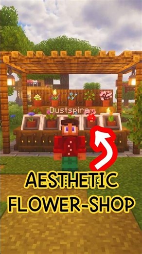 Minecraft Mai AESTHETIC FLOWER SHOP | #minecrafthindi #minecraftbuilding