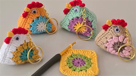 Easy Crochet Chicken Keychain Tutorial – Perfect Gift Idea
