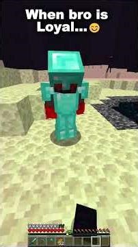 “Bro Always Saves Me! 🔥” #shorts #minecraft