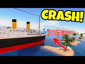 Titanic vs Crash Walls Realistic Destruction! Teardown Gameplay