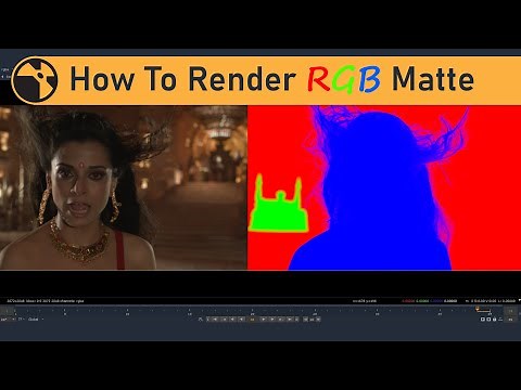 Nuke Tutorial || How To Render RGB Matte In Nuke || How to Change Alpha Into RGB