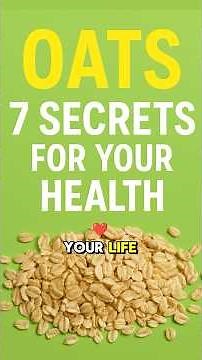 OATS: 7 Secrets for Your Health 🌾