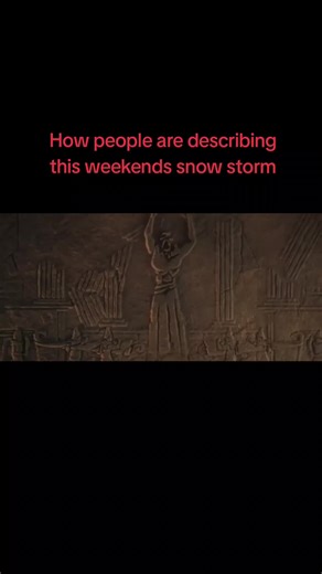 How people are describing this weekends snow storm #snow #weather #ghostbustersfrozenempire #ghostbusters #snowstorm