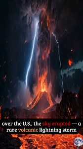 Volcanic lightning occurs when an eruption injects millions of ash particles into the sky, each one colliding, fracturing, and building electrical charge through friction. As the plume rises, the temperature difference between molten rock, ice crystals, and ash creates an extreme charge imbalance. When the electrical field becomes strong enough, it discharges in violent lightning bursts that branch through the cloud. | AstroNature