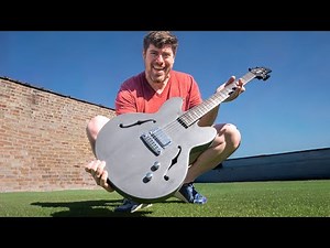 World's First HOLLOW-BODY CONCRETE GUITAR (for Rob Scallon)